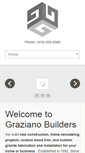 Mobile Screenshot of grazianobuilders.com